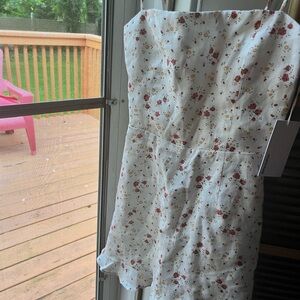 Reformation mini linen dress. Size 2